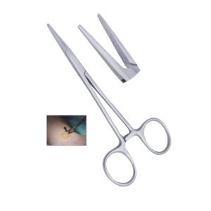 Crile Wood Forceps 5 1/2" Straight Stainless Steel